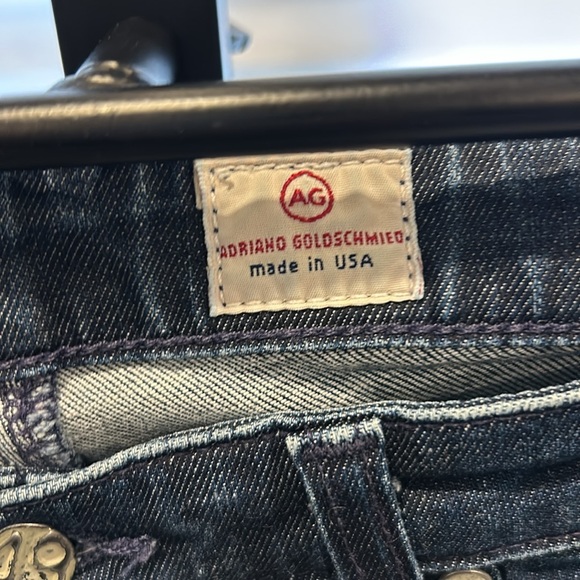 AG Mixed Wash Denim Patchwork ‘Stevie Ankle’ Jeans - Picture 3 of 11